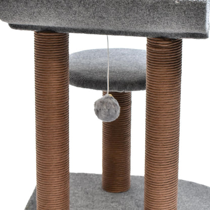 AqpetFriends Lisbon Tiragraffi In Sisal 58 Cm Grigio