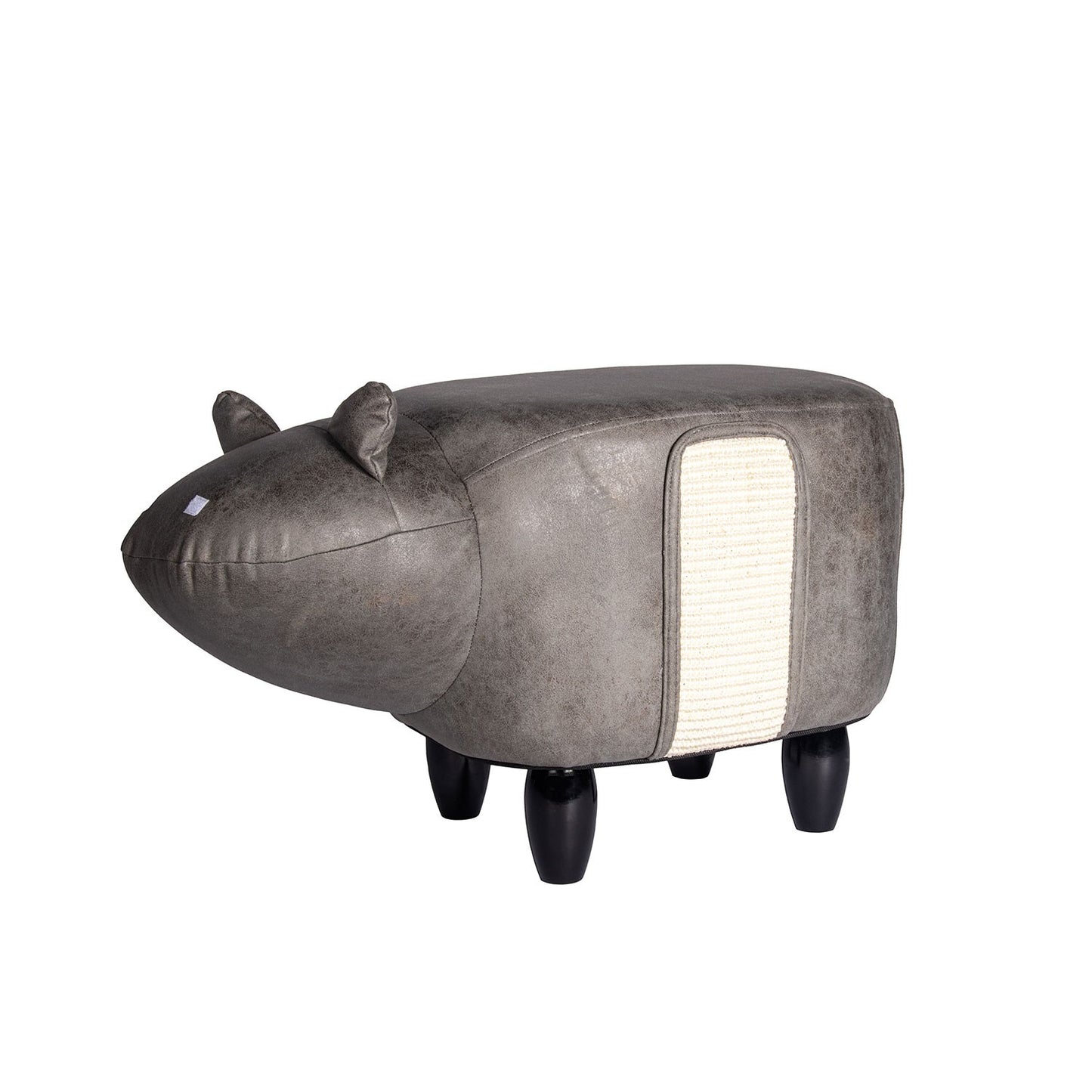 AqpetFriends Tiragraffi Pouf In Legno Hippo
