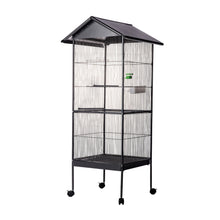 AqpetFriends Birdcage Voliera Completa Per Uccelli Con Tetto Parapioggia Misura 154X52X52 Cm