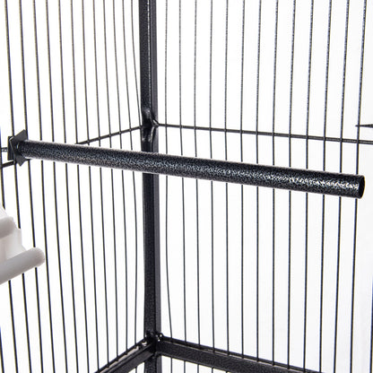 AqpetFriends Birdcage Voliera Completa Per Uccelli Con Tetto Parapioggia Misura 154X52X52 Cm