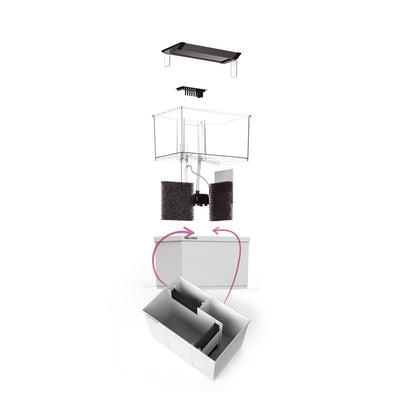 AquaMedic Armatus XS Micro Acquario All-in-One Con Filtro E Supporto