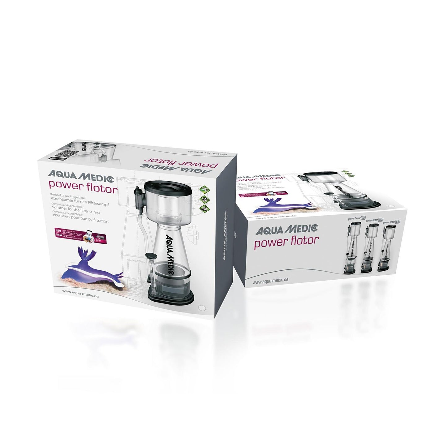 AquaMedic Power Flotor X.3 Schiumatoio Compatto Per Uso In Sump Con Controllo App