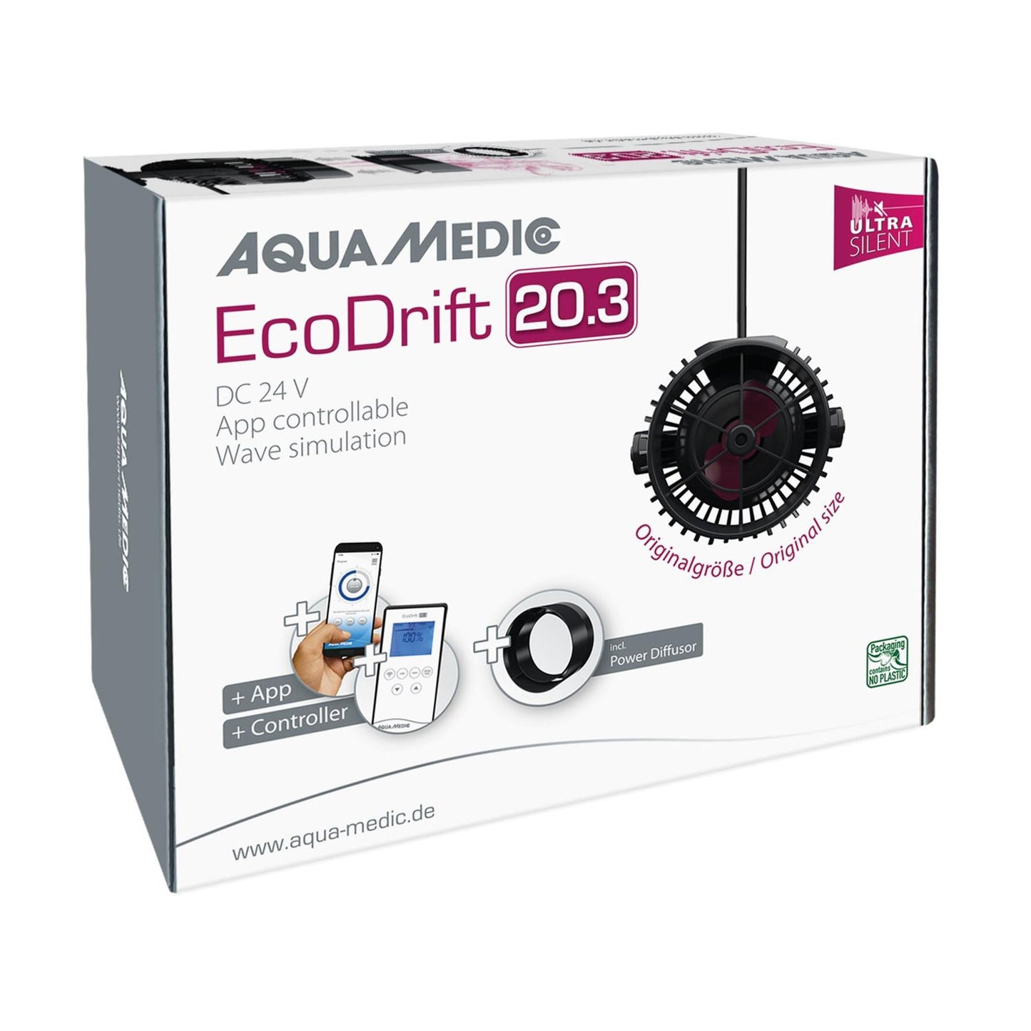 AquaMedic Eco Drift X.3 Series Pompa Di Movimento Per Acquari Con Controllo App