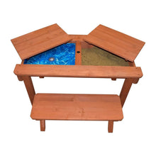 Flur Tavolo In Legno Gioco Con Doppio Scomparto Sabbia e Acqua Incluso Ombrellone