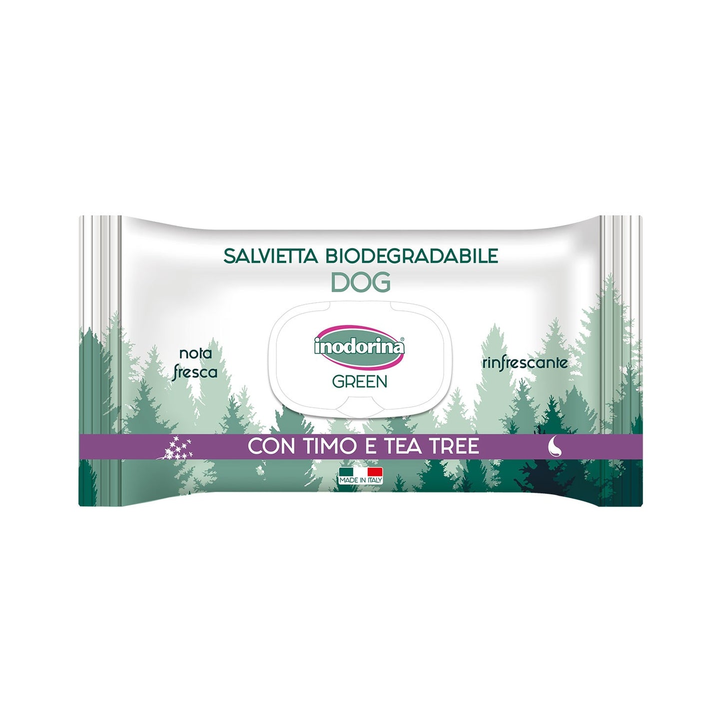 Inodorina Salviette Green 30 pz per Cani