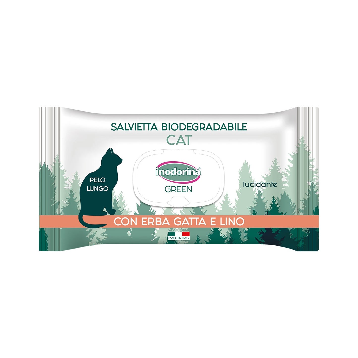 Inodorina Salviette Green 30 pz per Gatti