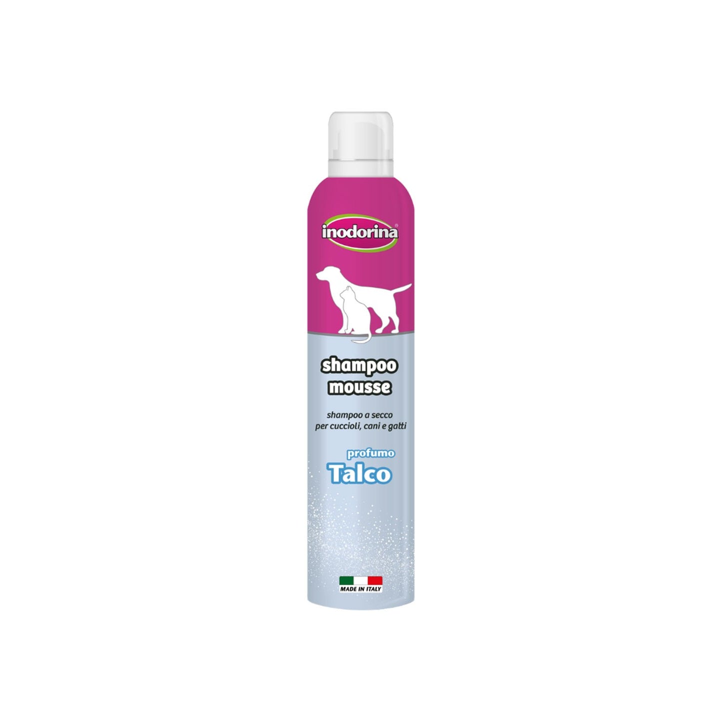 Inodorina Shampoo Mousse Talco Cane Gatto 300ml