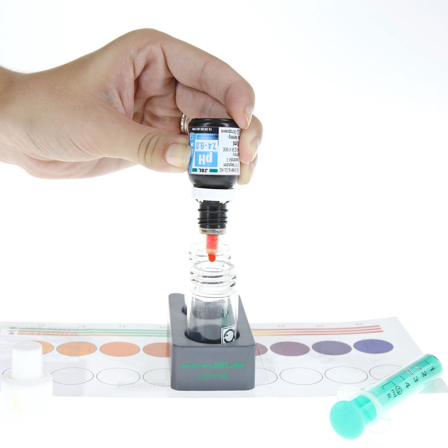 JBL ProAquaTest pH 7,4-9,0 Test Rapido Per La Misurazione Dei Valori Di pH In Acquari Dolci E Marini