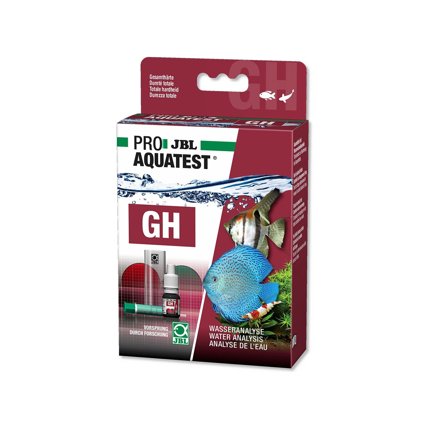 JBL ProAquaTest GH Test Rapido Per La Determinazione Della Durezza Totale Negli Acquari Di Acqua Dolce