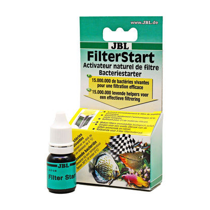 JBL FilterStart Attivatore Batterico Liquido Per Filtri In Acquari Dolci E Marini 10 ml
