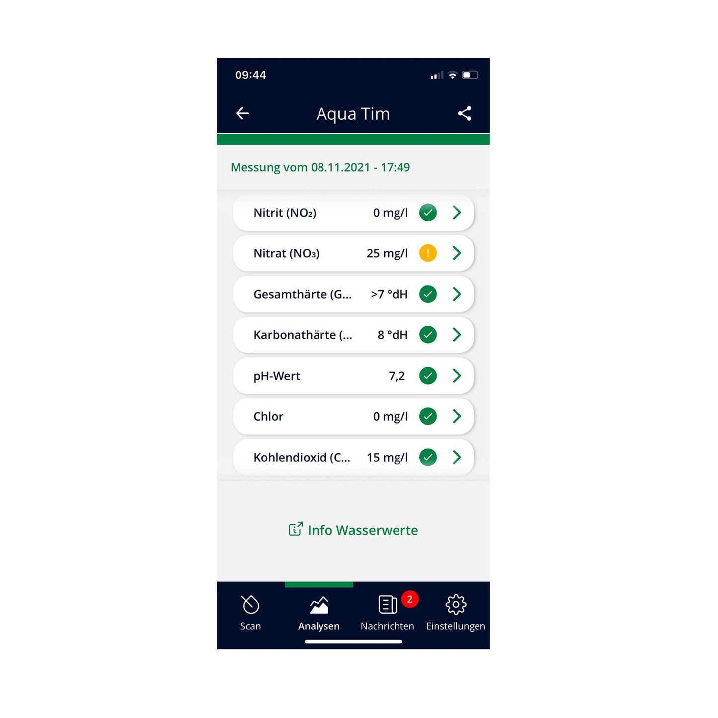 JBL Proscan Test Per L'Acqua Con Analisi Di Nuova Generazione Tramite App - 24 Striscette