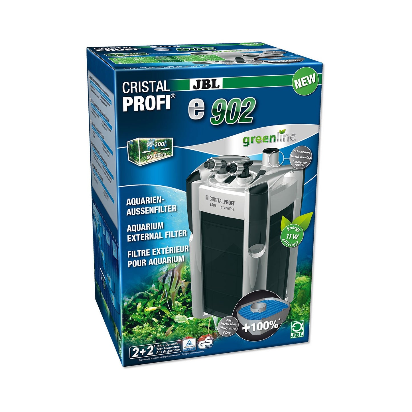 JBL CRISTALPROFI Greenline Filtri Esterni Per Acquari Dolci E Marini