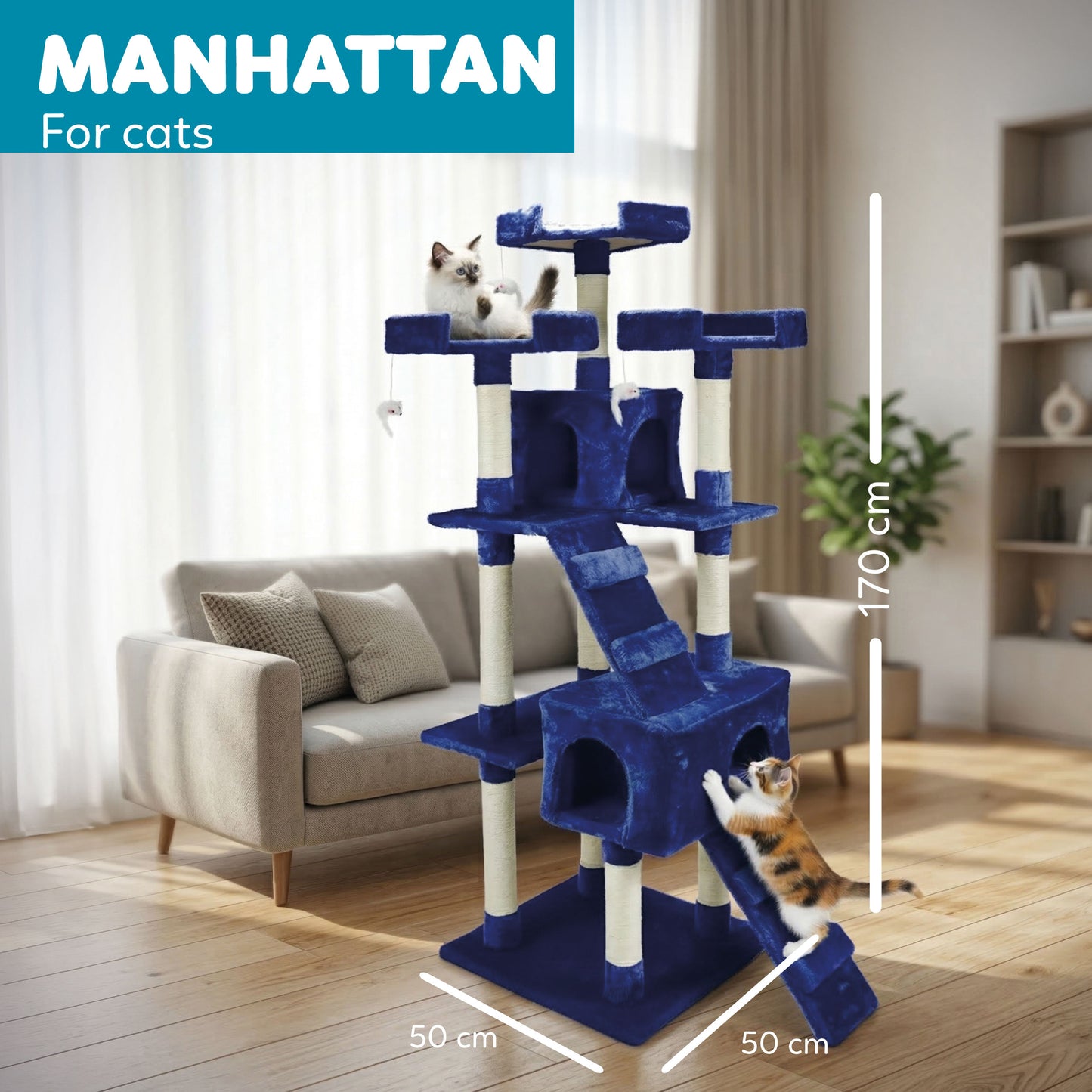 AqpetFriends Manhattan Tiragraffi In Sisal 170 Cm