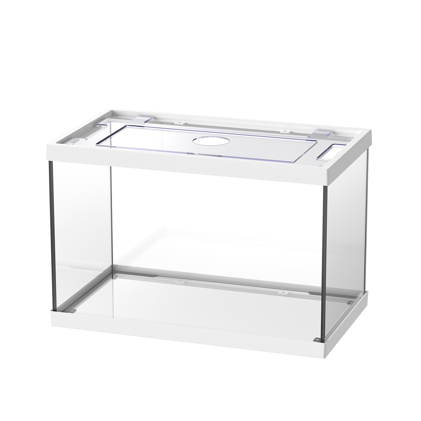 Aqpet One Mini Acquario Completo In Vetro Bianco
