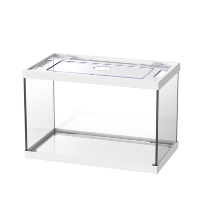 Aqpet One Mini Acquario Completo In Vetro Bianco