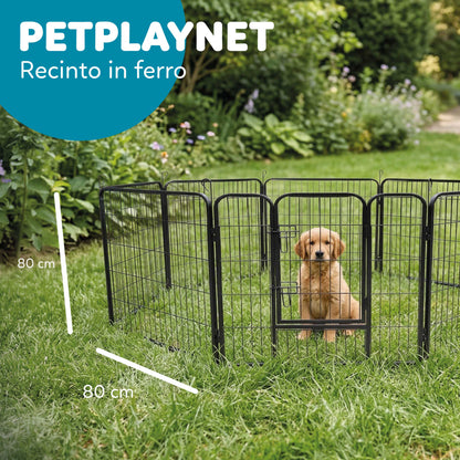 AqpetFriends Petplaypen Recinto Per Animali In Ferro Misura 80x80 cm