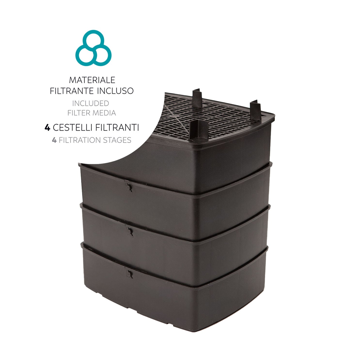 Aqpet filtro esterno Halo per acquario d'acqua dolce e marino