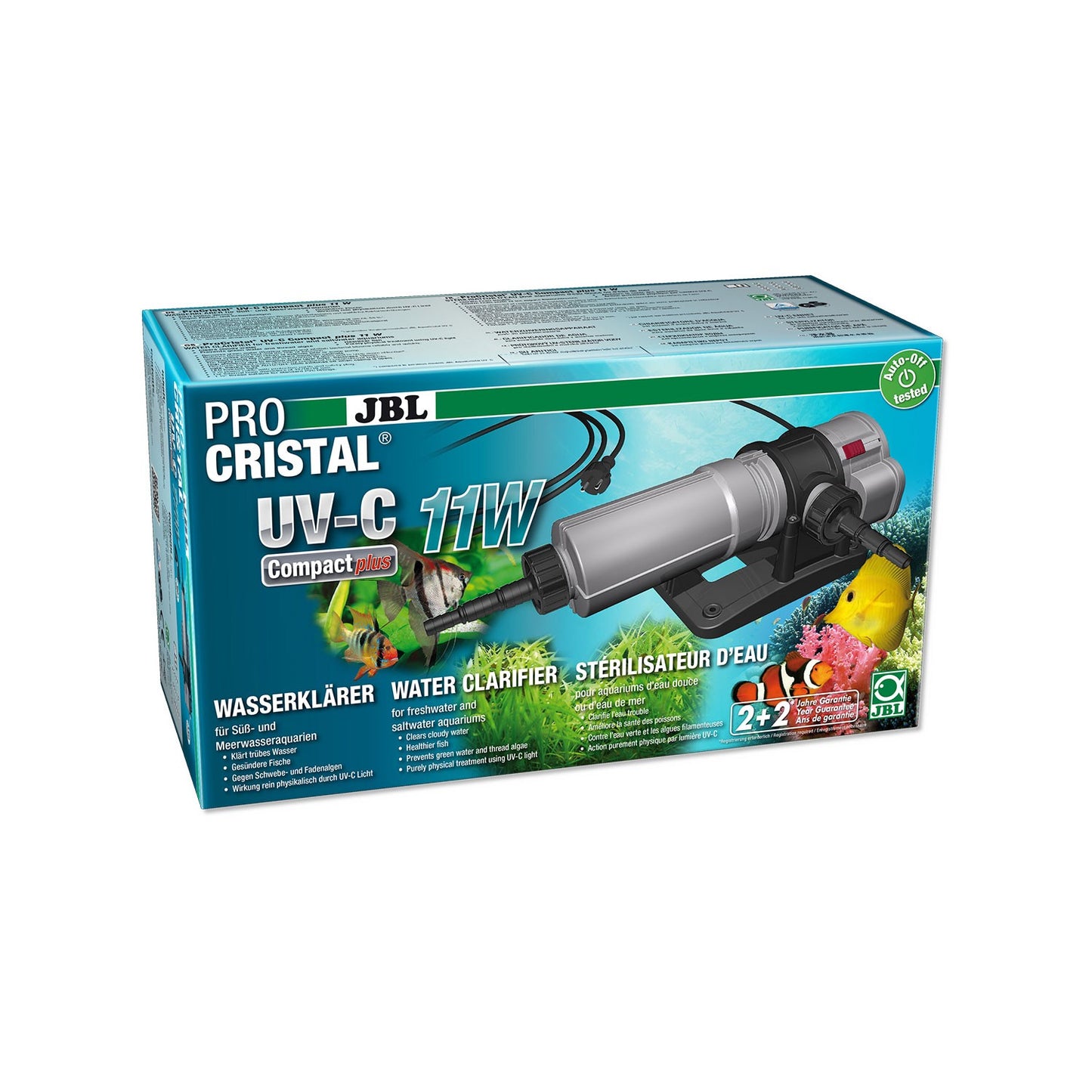 JBL PROCRISTAL UV-C Compact Plus Sterilizzatore Compatto Per Acquari Dolci E Marini