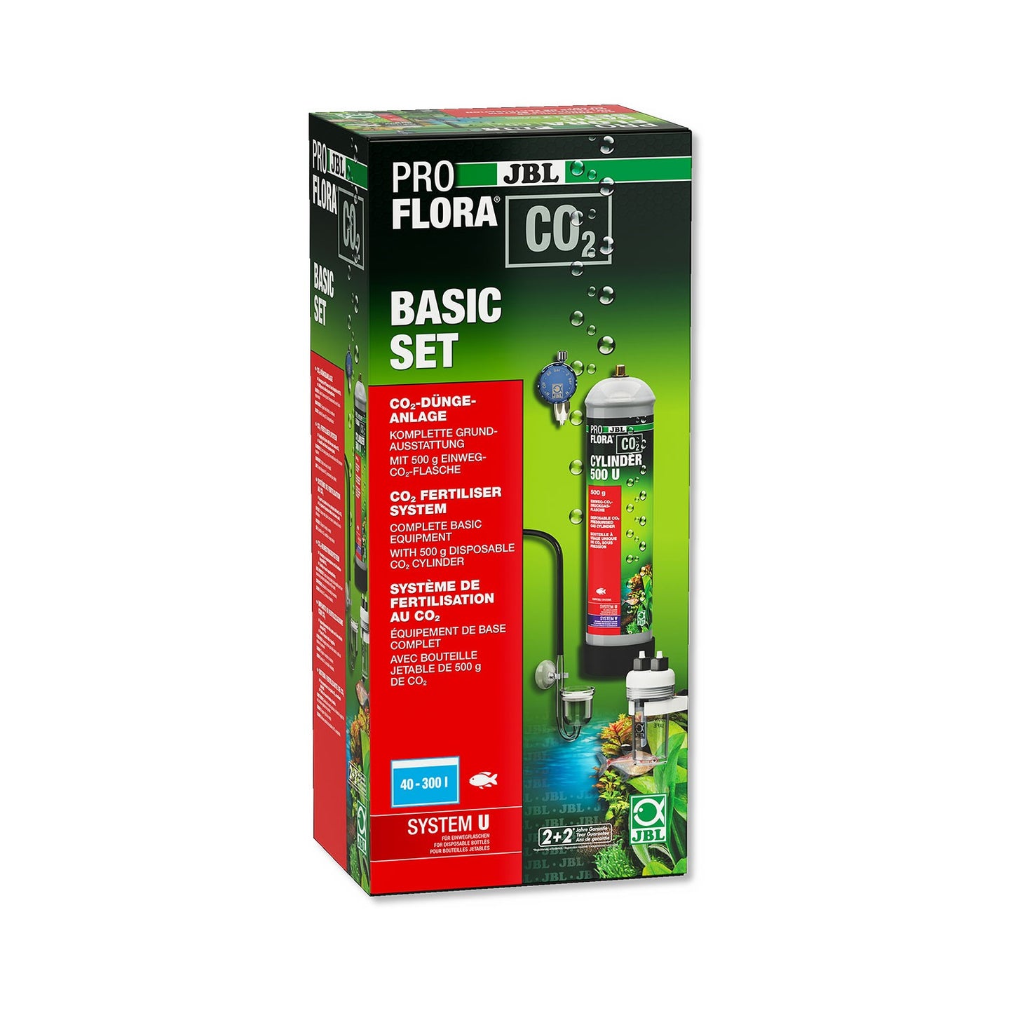 JBL PROFLORA CO2 Basic Set U Impianto Completo Di CO2 Per Acquari D'Acqua Dolce