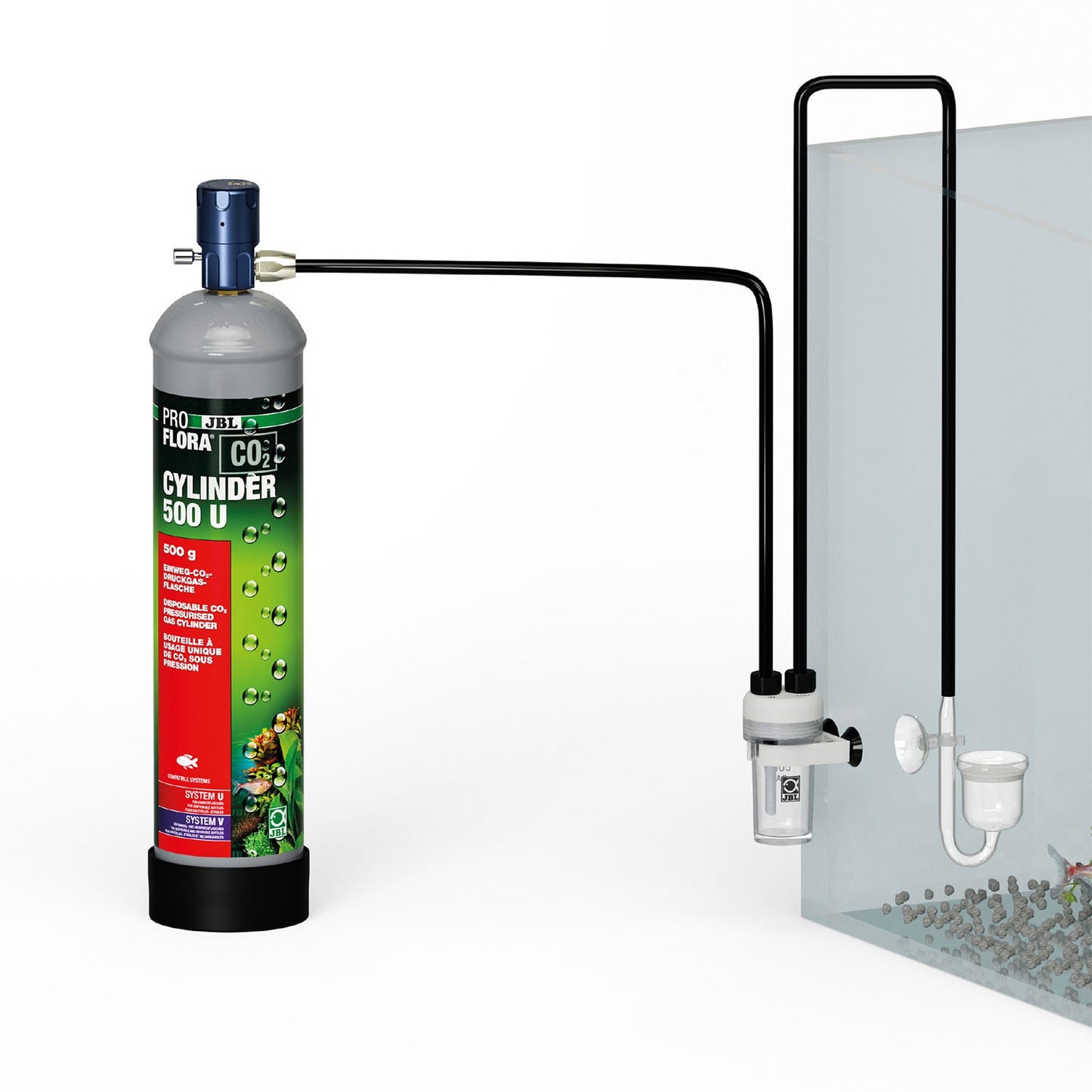 JBL PROFLORA CO2 Basic Set U Impianto Completo Di CO2 Per Acquari D'Acqua Dolce