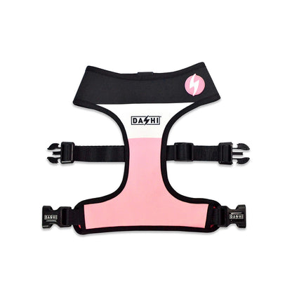 Dashi Stripes3 Rosa/Nero NeoMesh Pettorina Reversibile per Cani