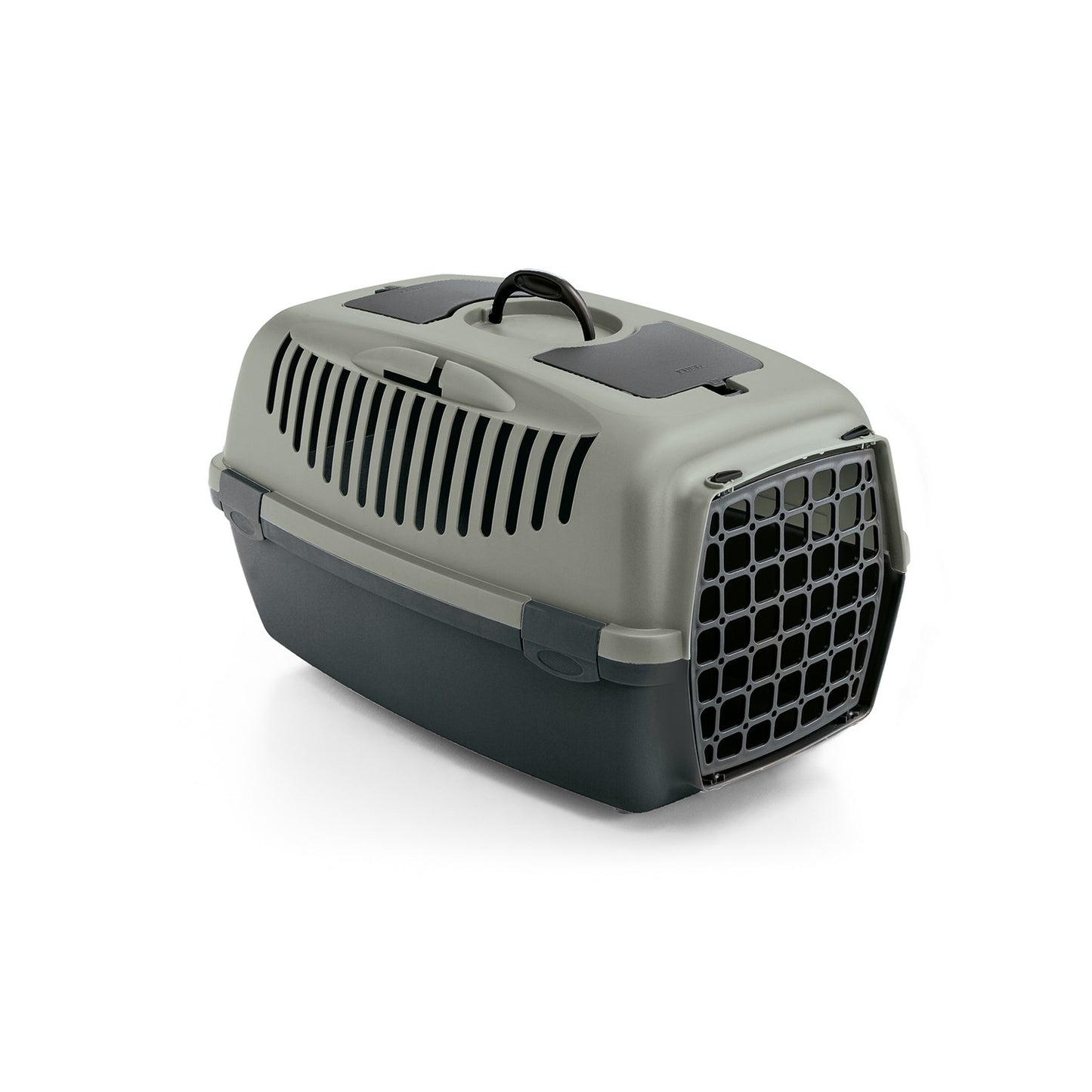Stefanplast Gulliver con Porta in Plastica Foggy Green/Grigio Ardesia - Linea Green