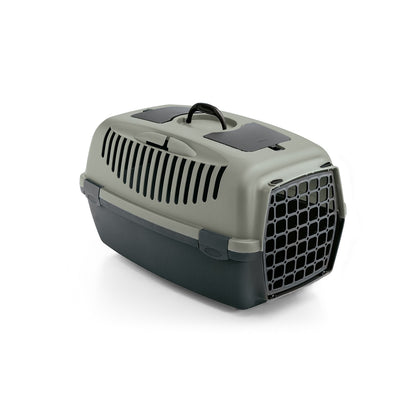 Stefanplast Gulliver con Porta in Plastica Foggy Green/Grigio Ardesia - Linea Green