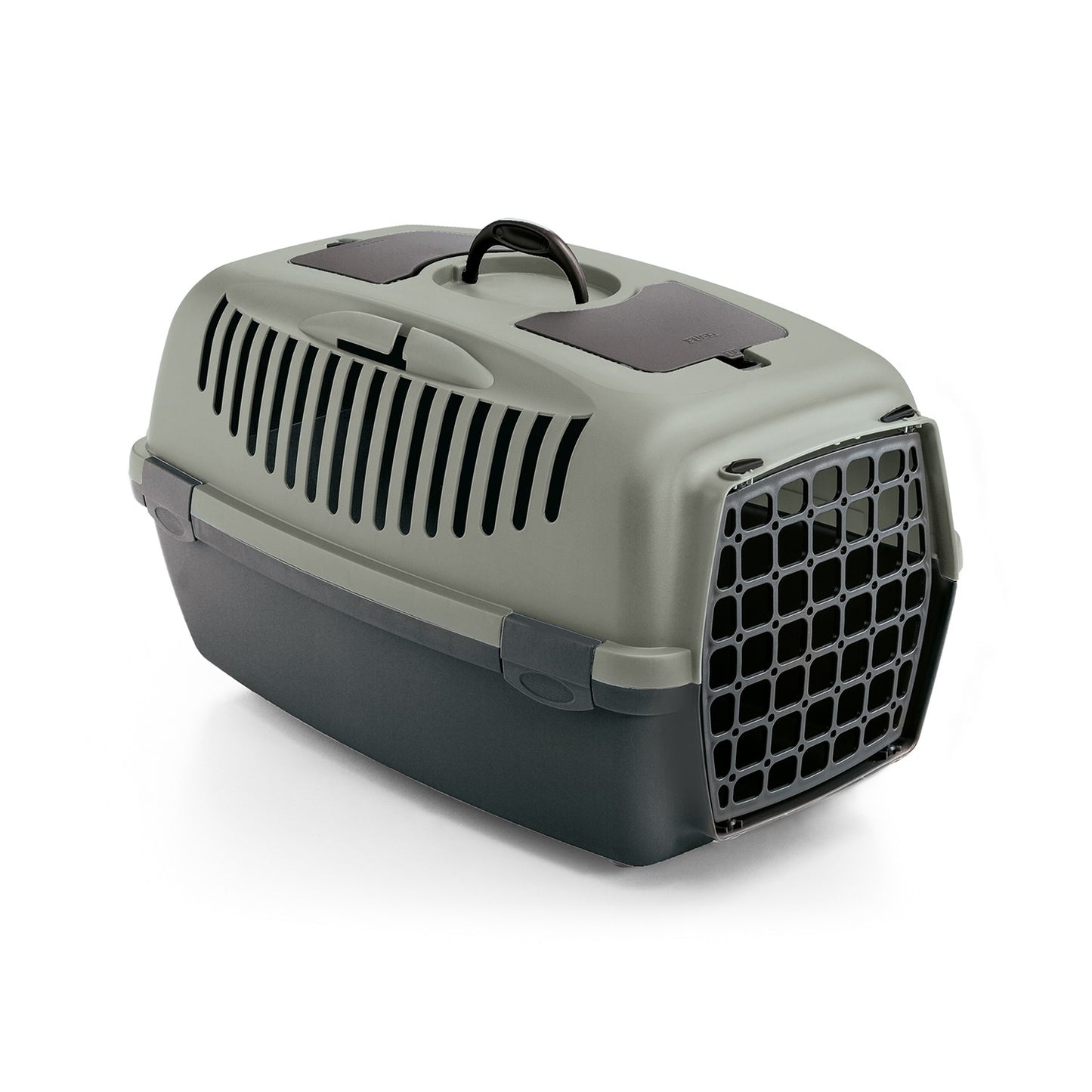 Stefanplast Gulliver con Porta in Plastica Foggy Green/Grigio Ardesia - Linea Green