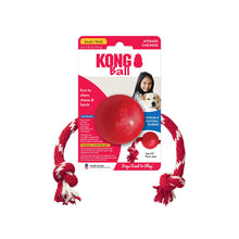 Kong Palla in Gomma con Corda Gioco per Cani