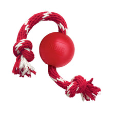 Kong Palla in Gomma con Corda Gioco per Cani