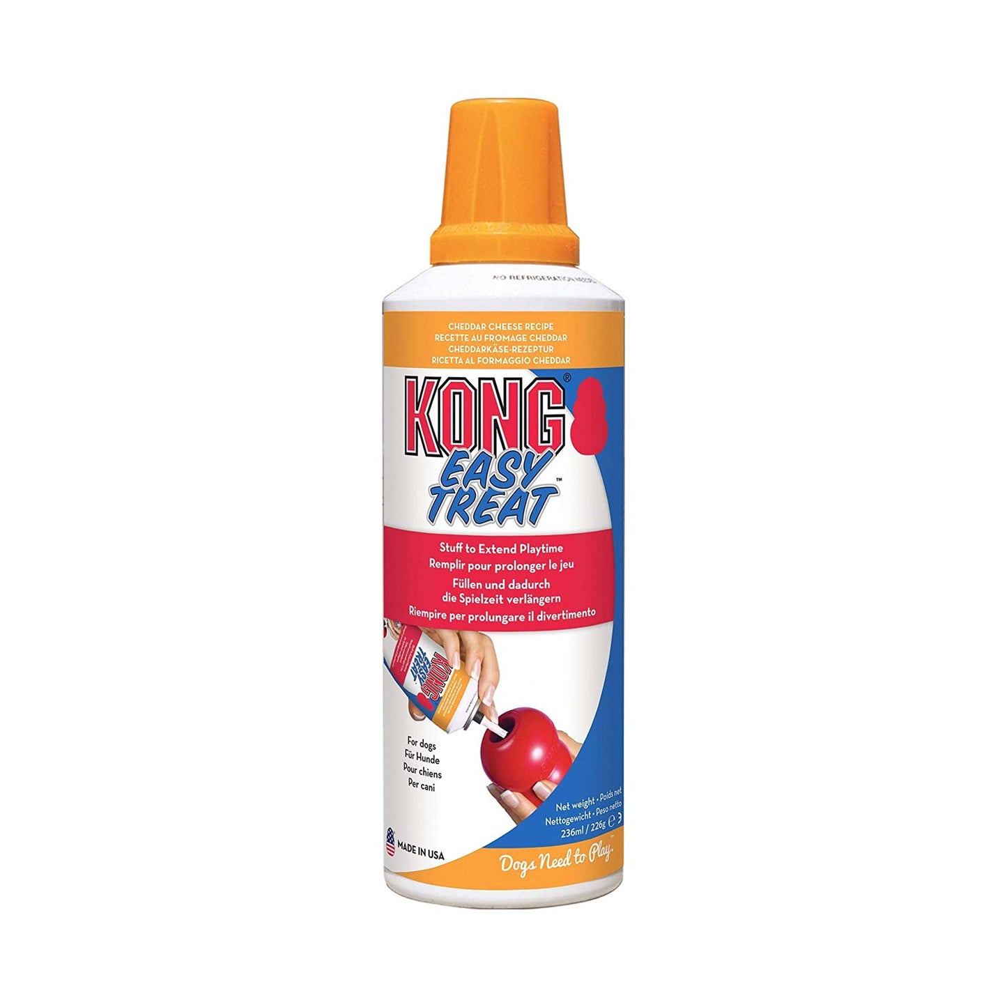 Kong Easy Treat Spuntino Premio Formaggio Cheddar per Cani