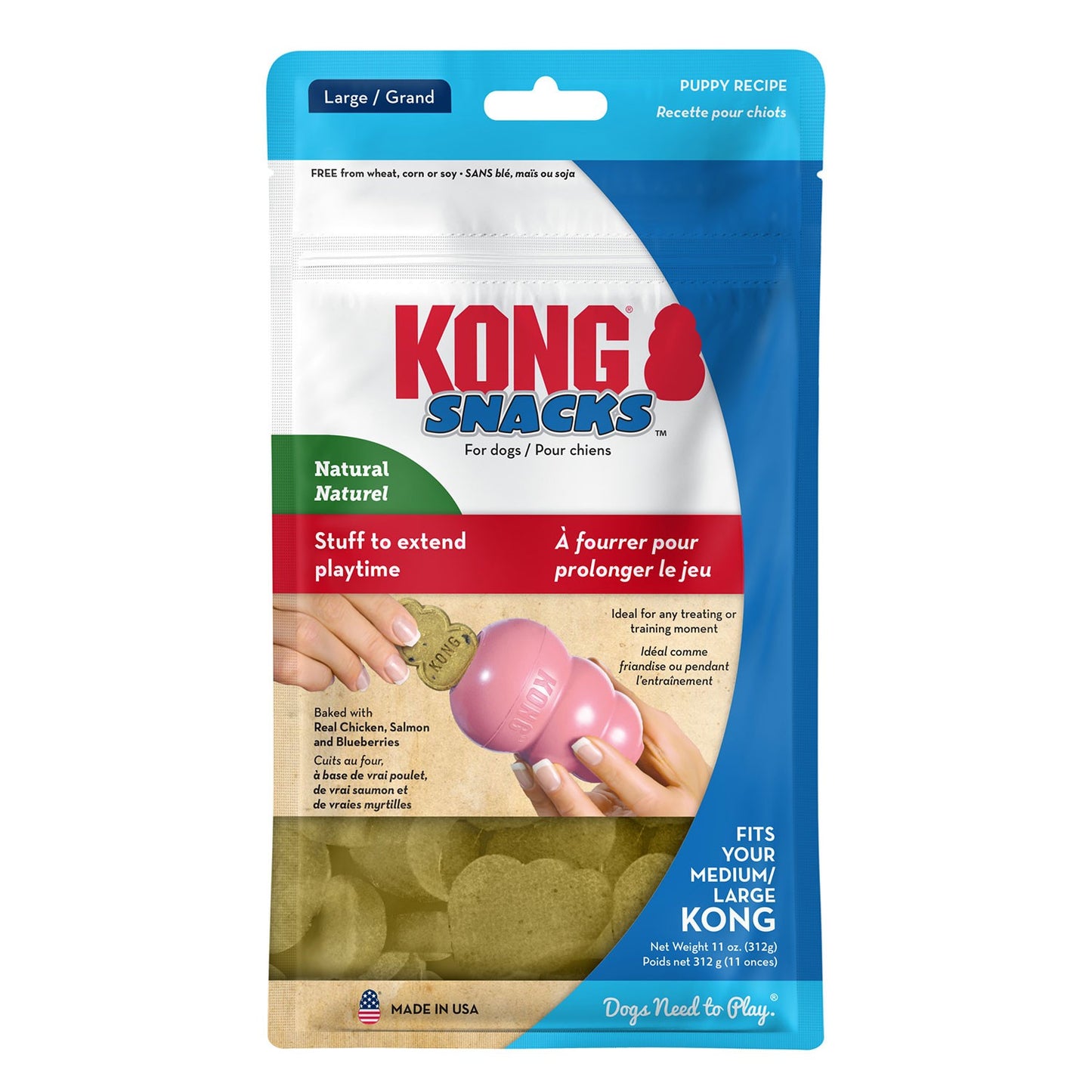 Kong Puppy Snacks Biscottini per Cuccioli di Cane