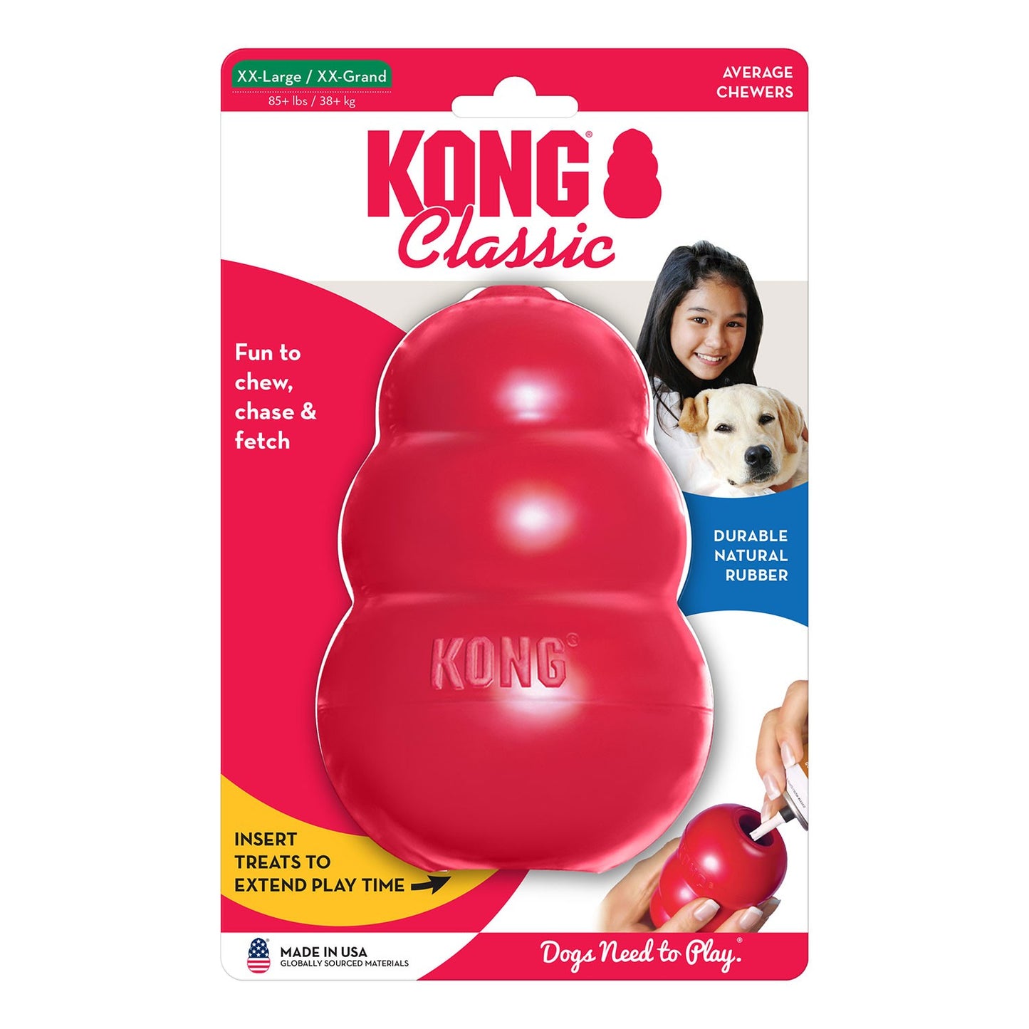 Kong Classic Gioco in Gomma per Cani