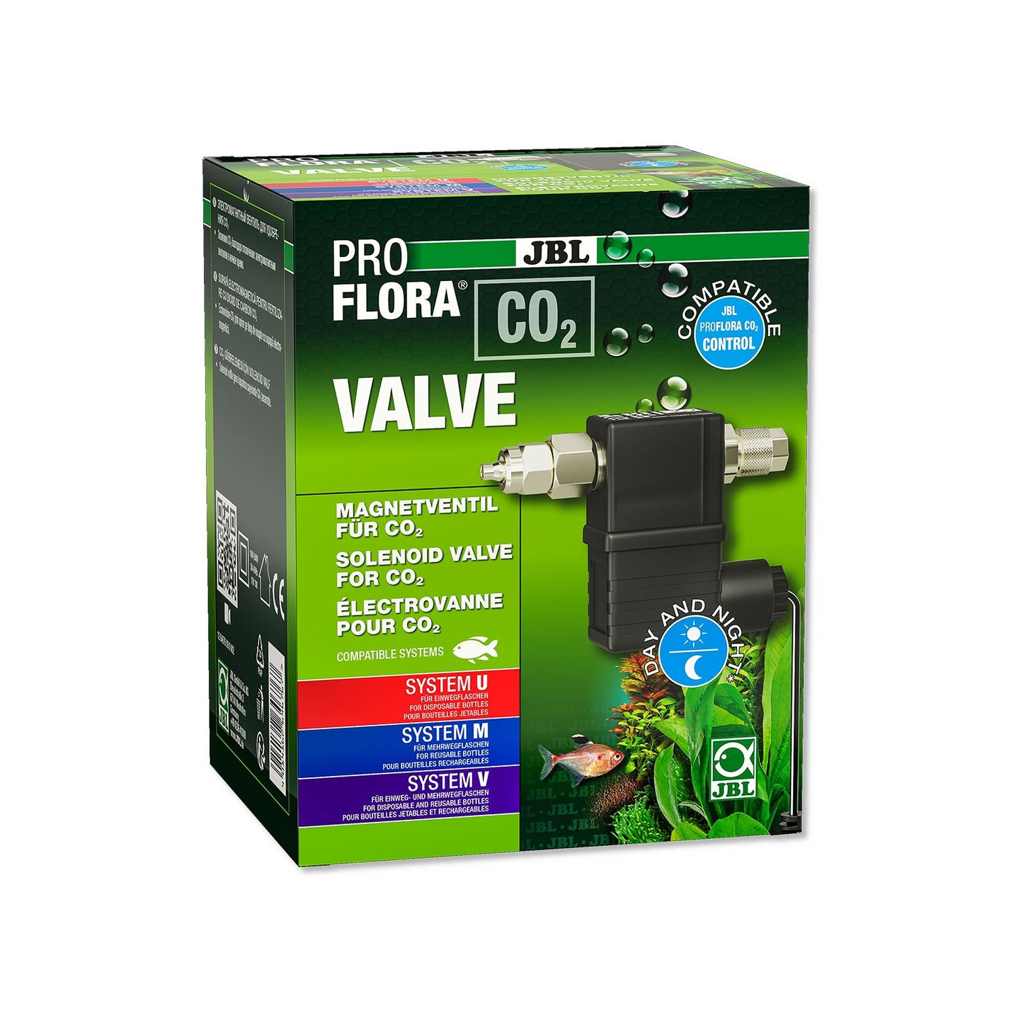 JBL PROFLORA CO2 Valve Valvola Magnetica Silenziosa Per Impianti CO2