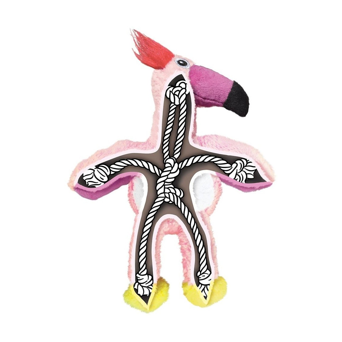 Kong Wild Knots Peluche a forma di Uccello Gioco per Cani