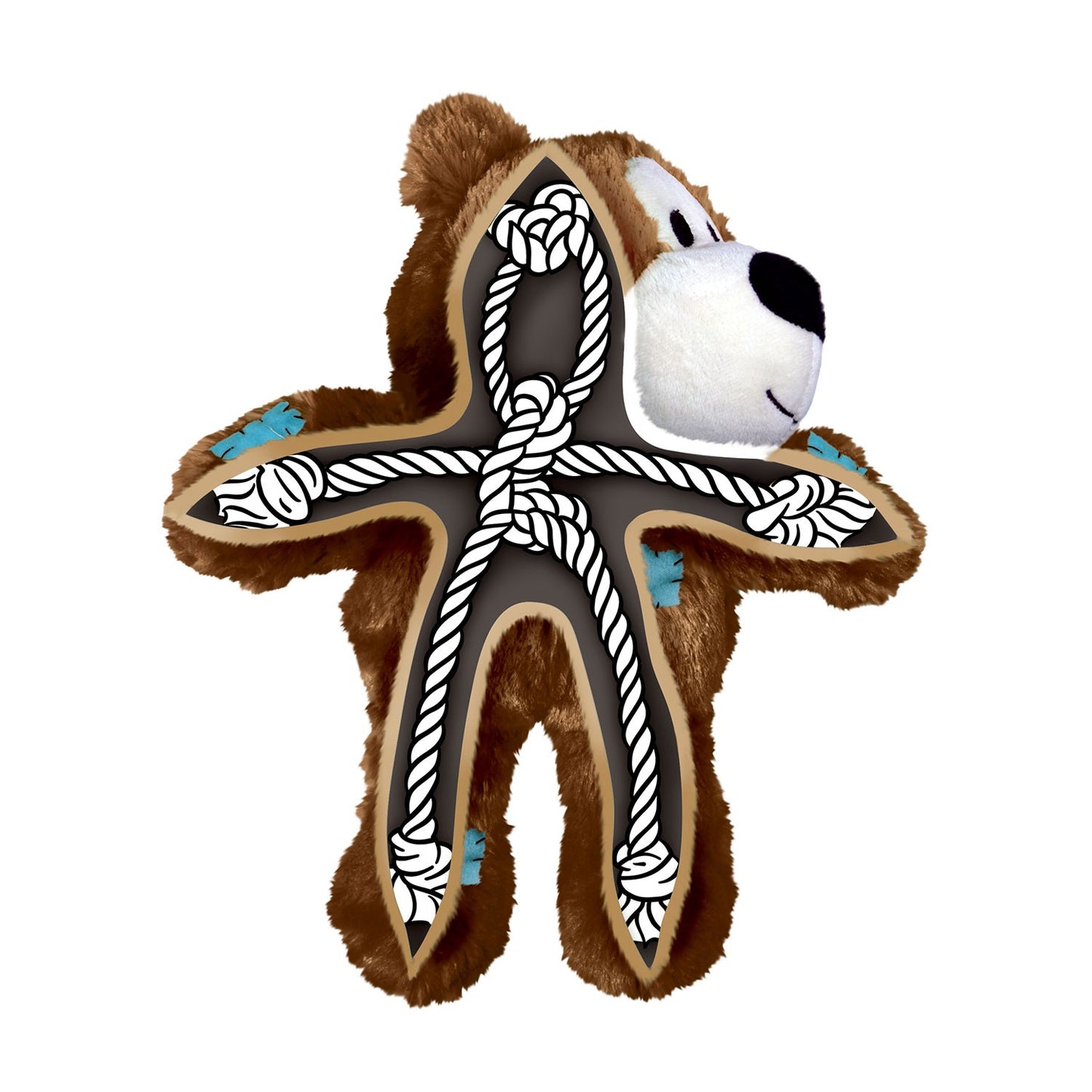 Kong Wild Knots Peluche a forma di Orso Gioco per Cani Small/Medium
