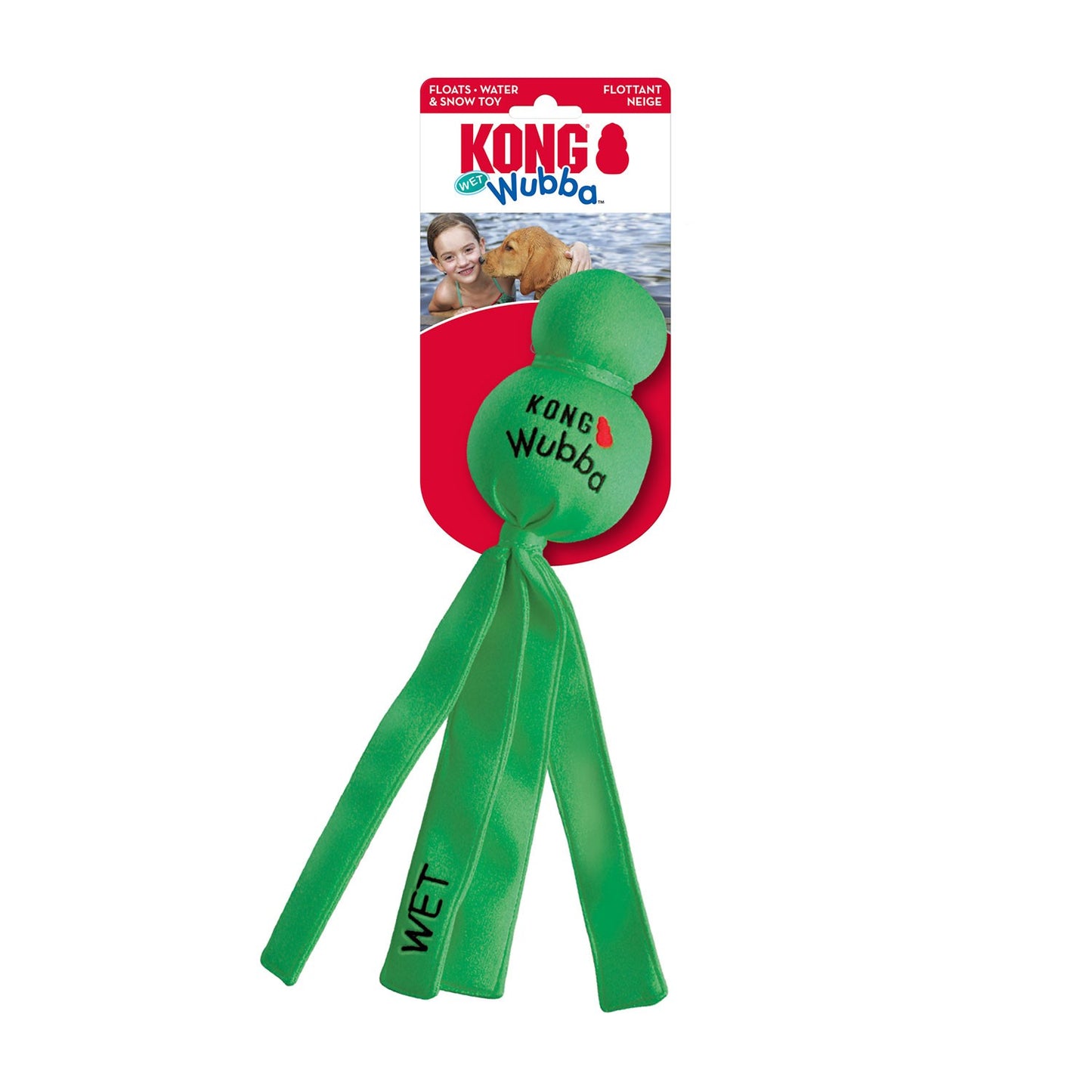 Kong Wubba Wet Gioco Galleggiante per Cani
