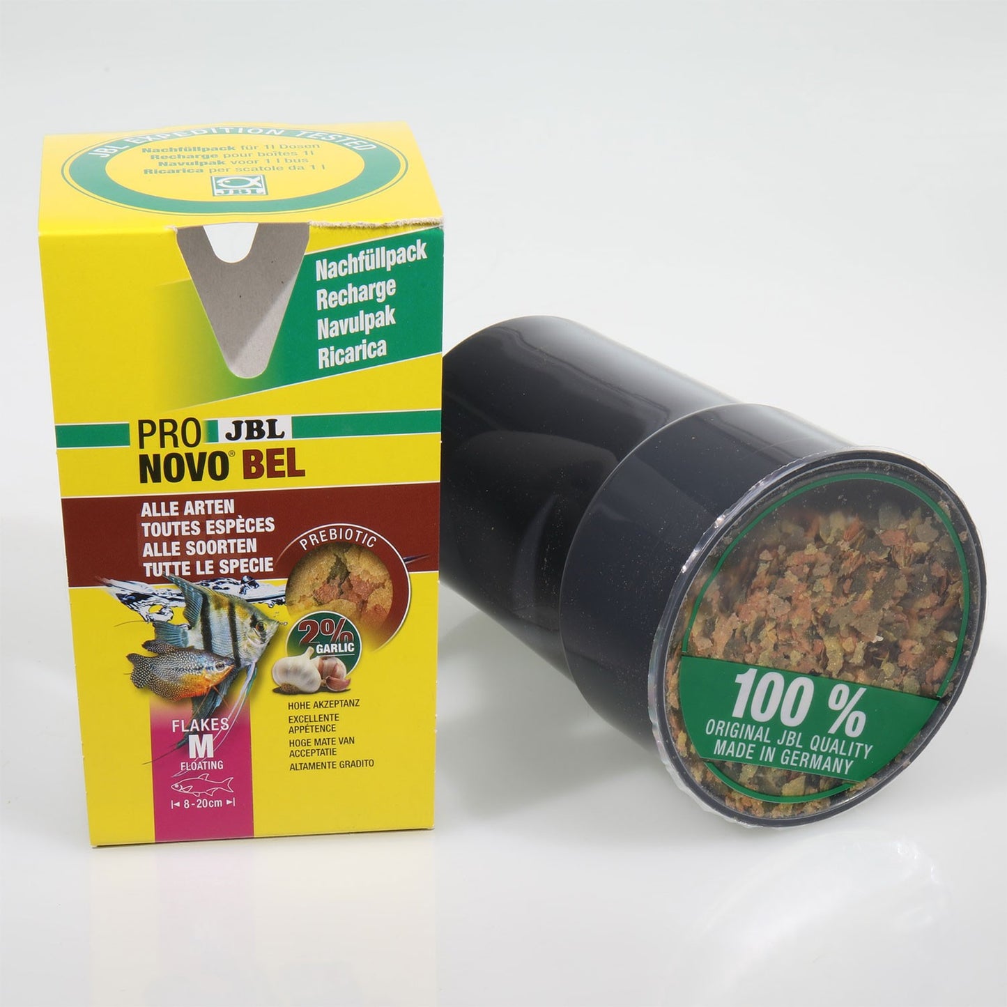 JBL PRONOVO Bel Flakes M Mangime Prebiotico In Fiocchi Per Pesci Da 8-20cm In Acquari Dolci