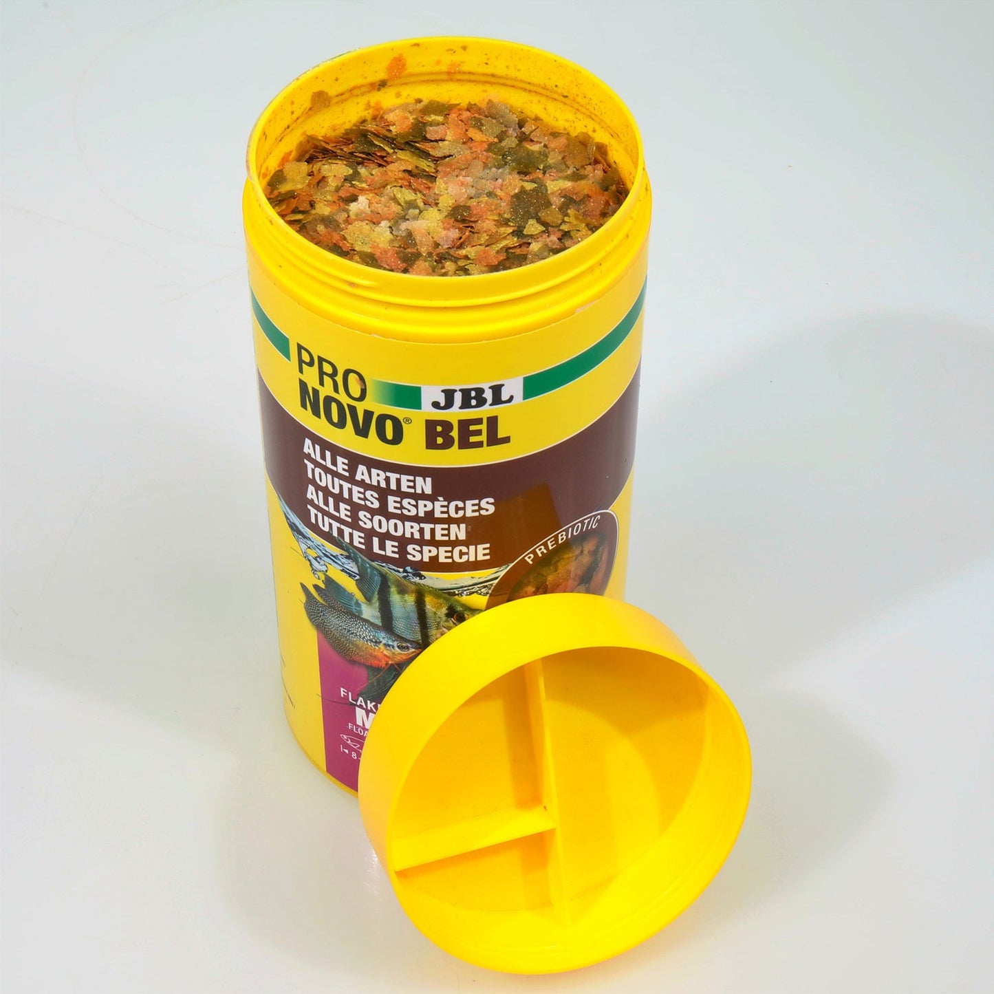 JBL PRONOVO Bel Flakes M Mangime Prebiotico In Fiocchi Per Pesci Da 8-20cm In Acquari Dolci