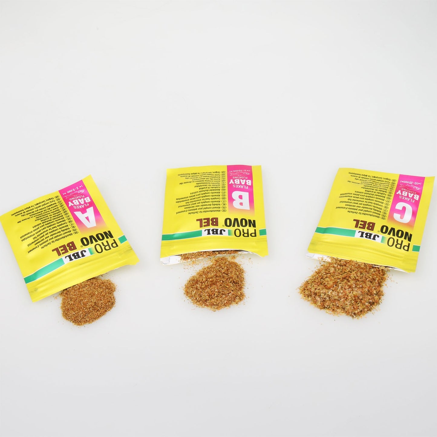 JBL PRONOVO Bel Flakes Baby Kit Di Mangime Per L'allevamento Di Avannotti Di Pesci D'acquario Vivipari 3x10ml