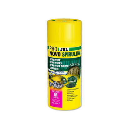 JBL PRONOVO Spirulina Flakes M Mangime In Fiocchi Vegetali A Base Di Spirulina Per Pesci Da 8-20cm D'Acqua Dolce