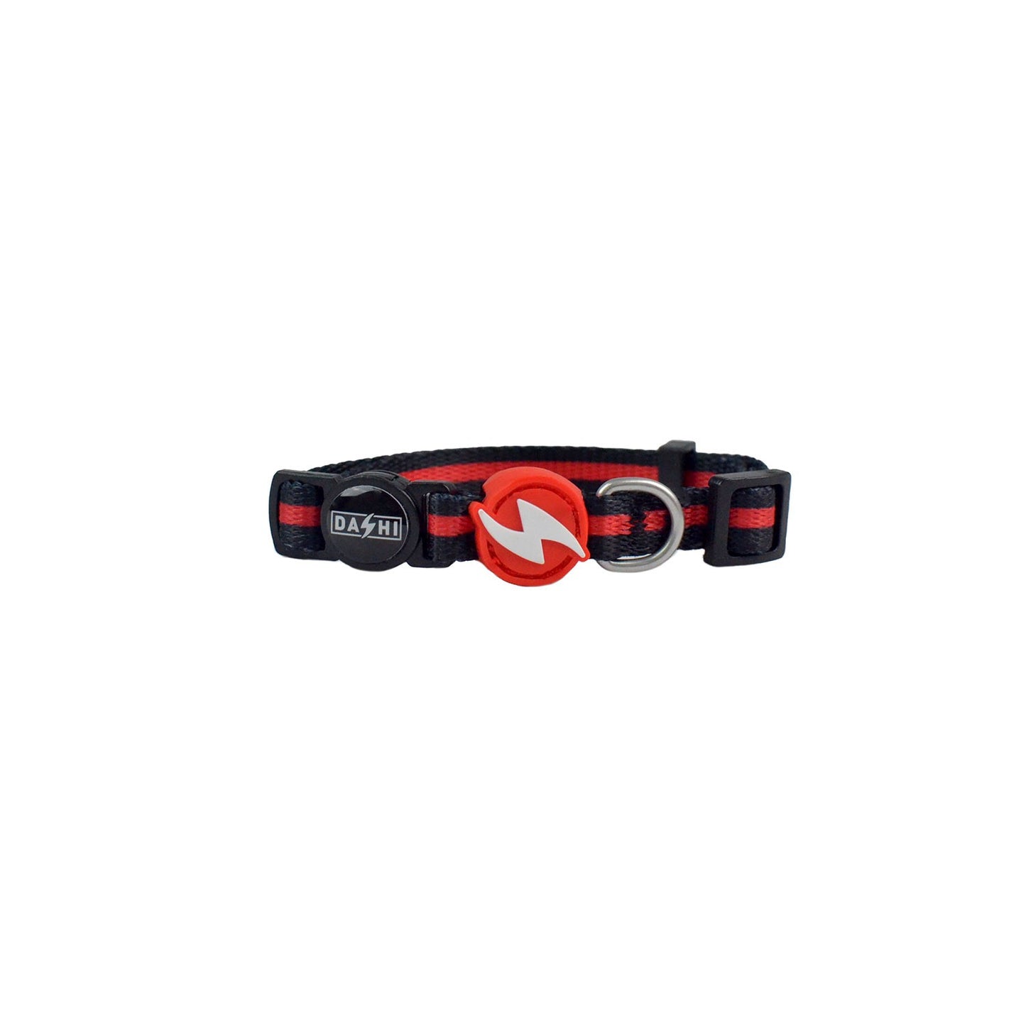 Dashi Stripes3 Rosso/Nero Collare per Gatti
