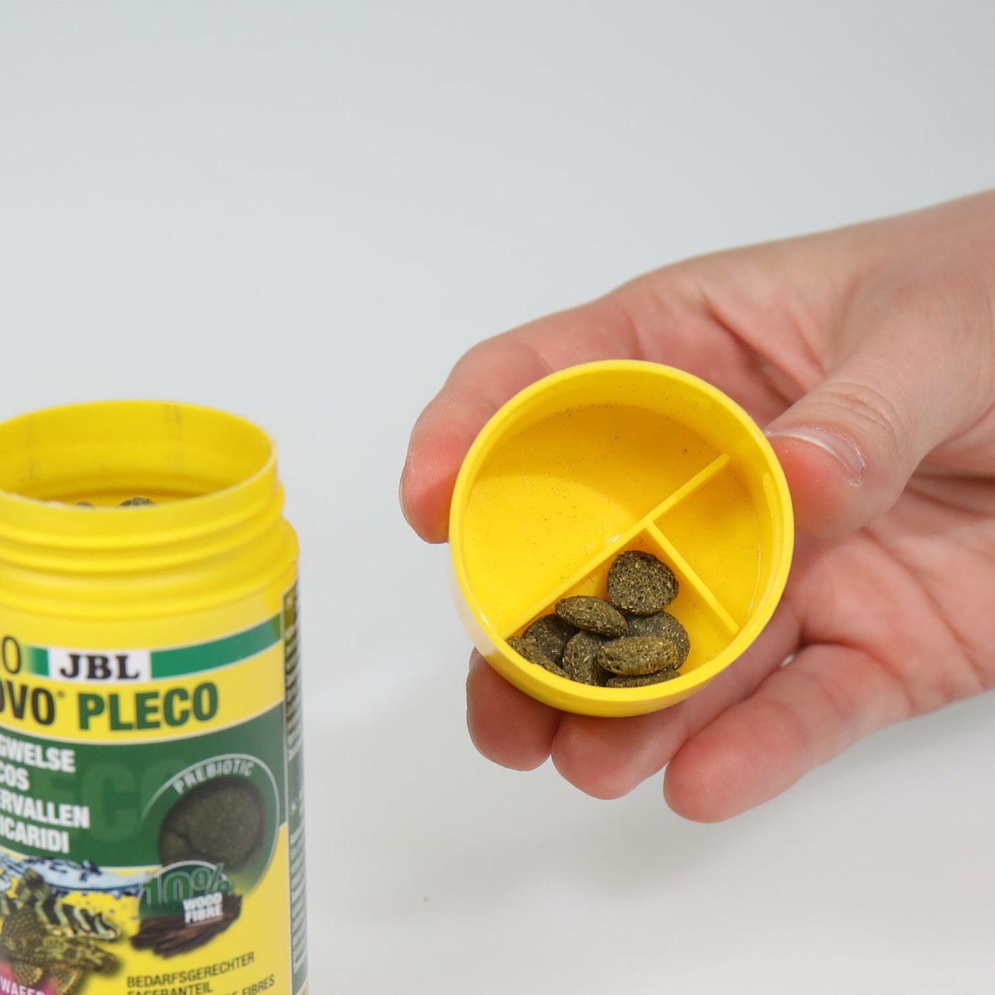 JBL PRONOVO Pleco Wafer M Compresse Di Mangime Per Loricaridi Erbivori Da 1-20cm In Acquari D'Acqua Dolce