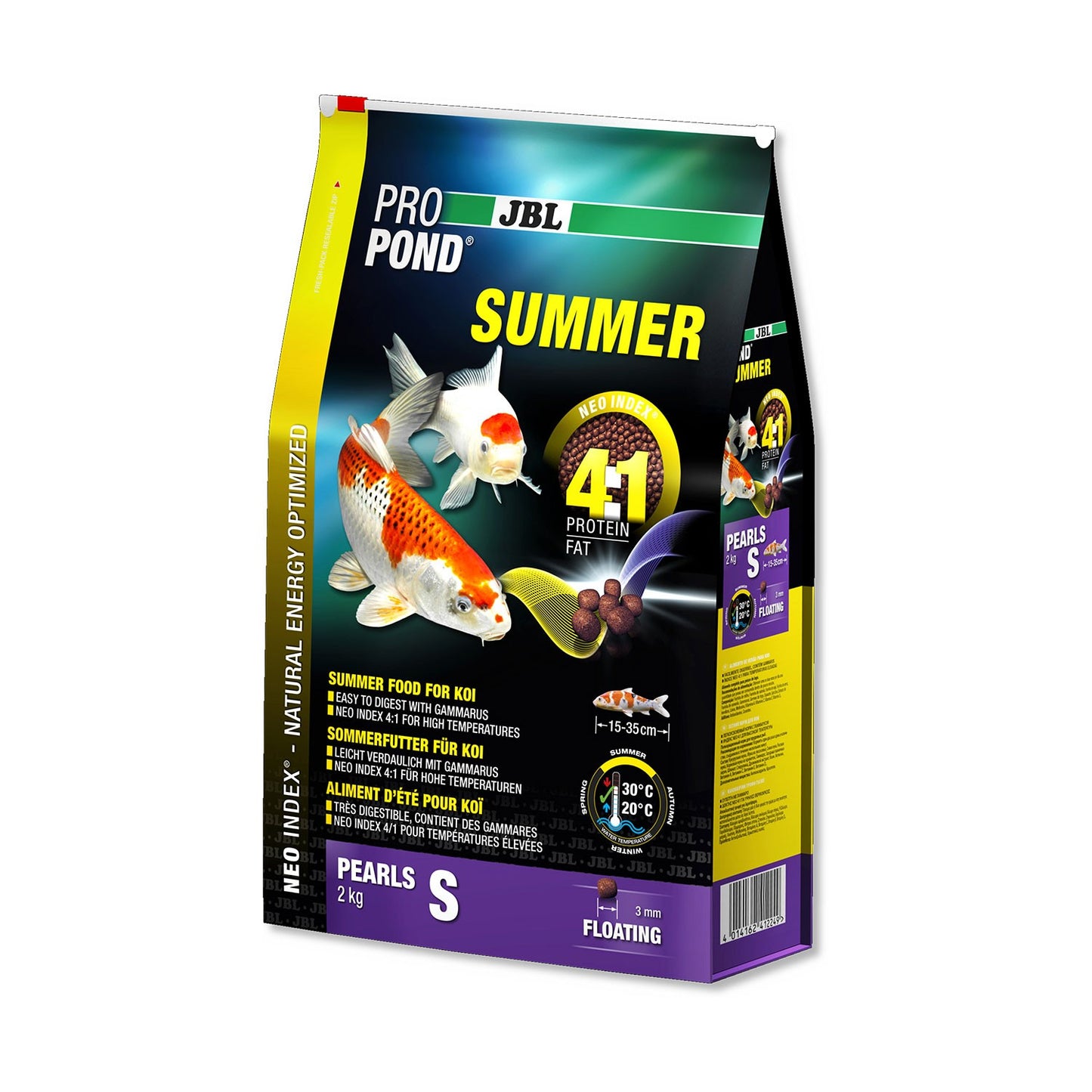 JBL PROPOND Summer S Mangime Estivo NEO Index Per Carpe Koi Di Piccola Taglia