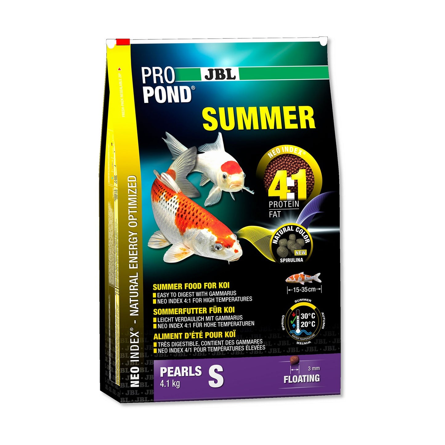JBL PROPOND Summer S Mangime Estivo NEO Index Per Carpe Koi Di Piccola Taglia