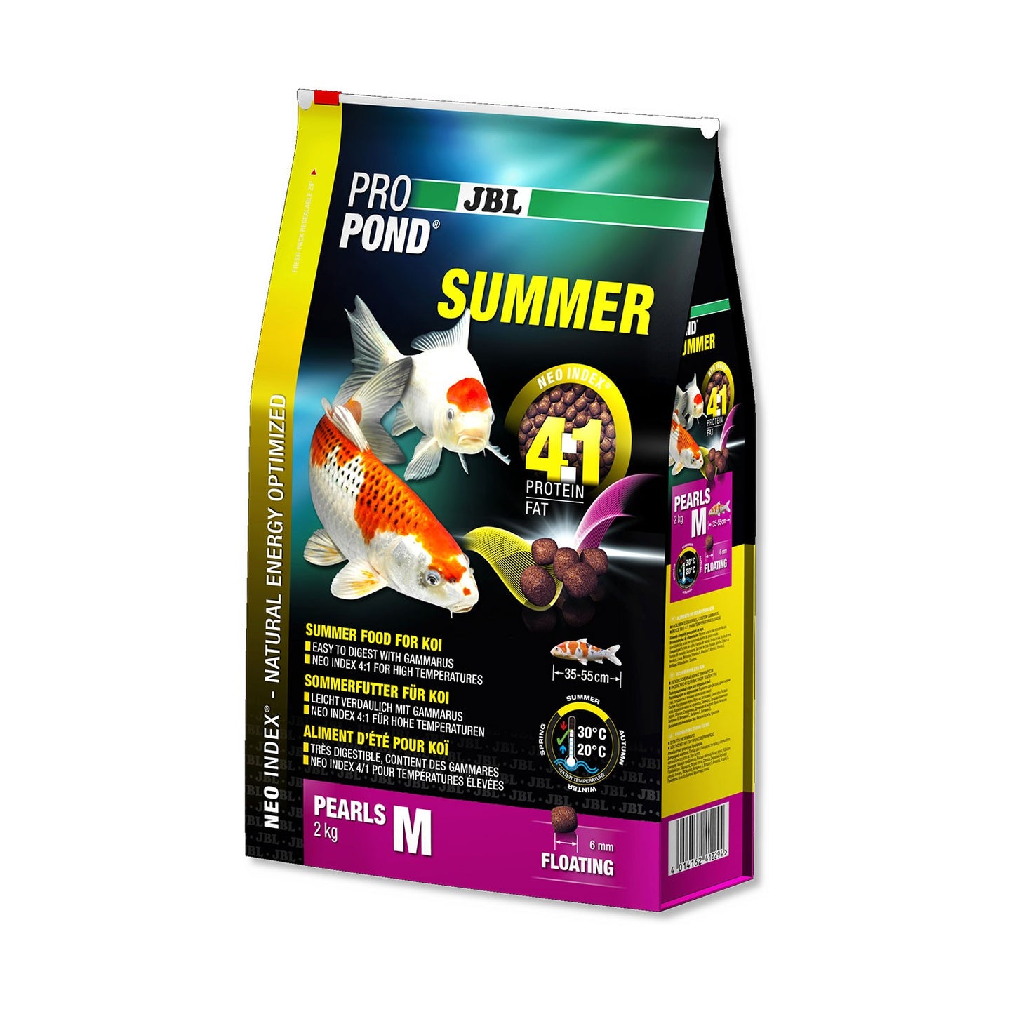JBL PROPOND Summer M Mangime Estivo NEO Index Per Carpe Koi Di Media Taglia