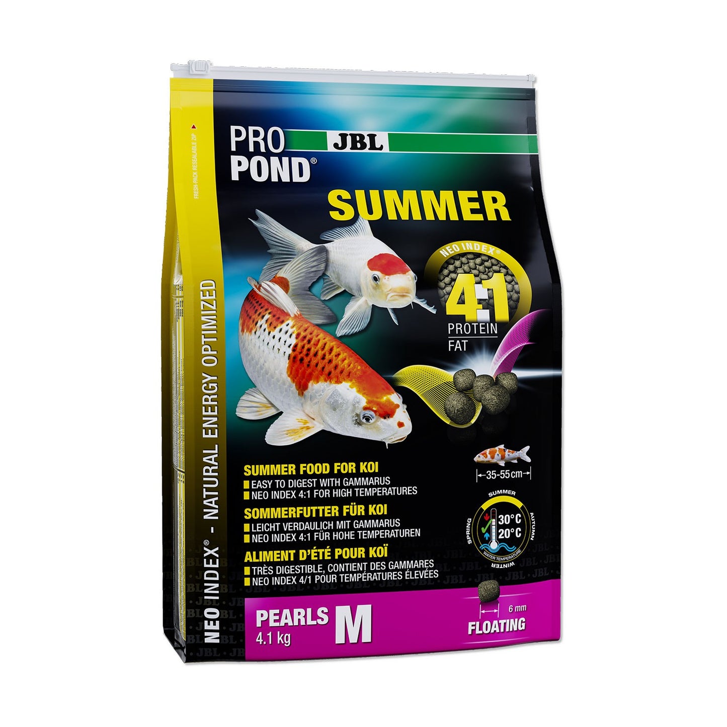 JBL PROPOND Summer M Mangime Estivo NEO Index Per Carpe Koi Di Media Taglia
