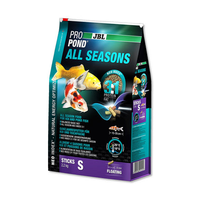 JBL PROPOND All Seasons S Mangime 4 Stagioni NEO Index Per Pesci Di Laghetto Di Piccola Taglia