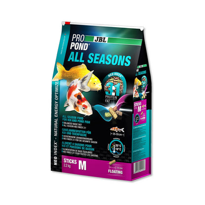 JBL PROPOND All Seasons M Mangime 4 Stagioni NEO Index Per Pesci Di Laghetto Di Media Taglia