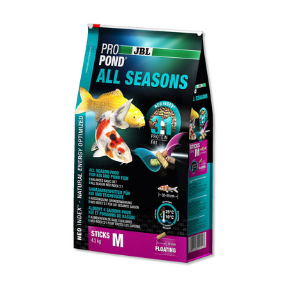 JBL PROPOND All Seasons M Mangime 4 Stagioni NEO Index Per Pesci Di Laghetto Di Media Taglia